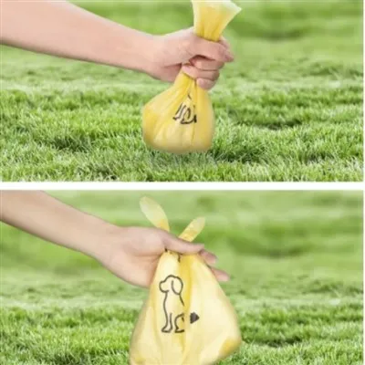 Se pot folosi saci pentru excremente de câine pe bază de plante pe plajele cu...